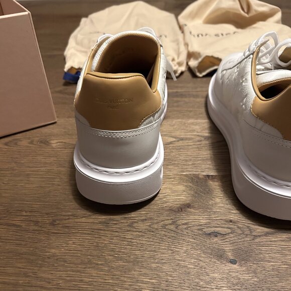 White Beverly Hills Louis Vuitton Mens Sneakers - Picture 12 of 14